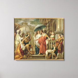 Lienzo El homenaje del al-Rashid de Harun del califa a