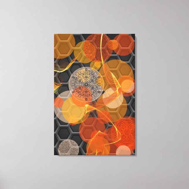 LIENZO EL HONEYCOMB (Anverso)