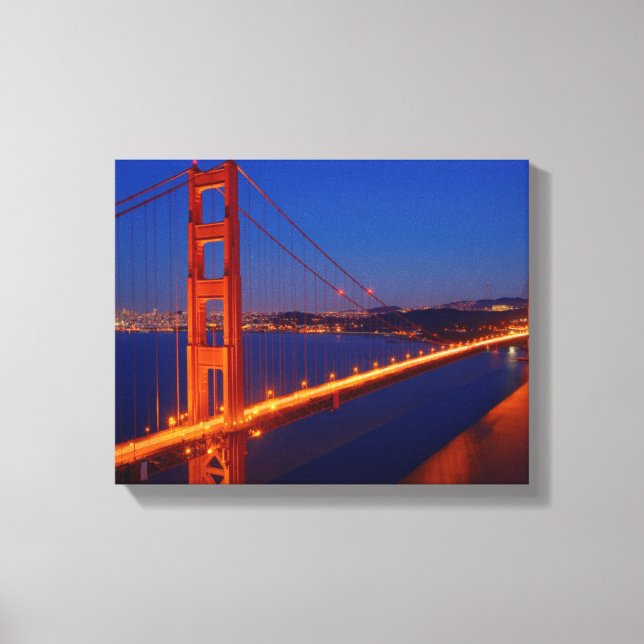 Lienzo El icónico puente con San Francisco (Anverso)