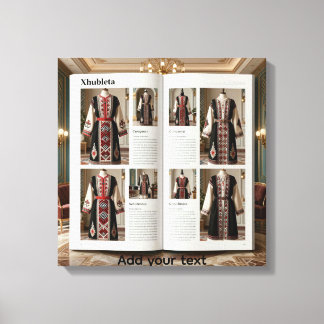 Lienzo El icono cultural Xhubleta ornamentado gráfico ate