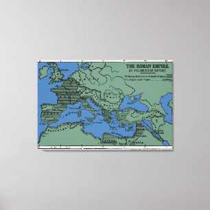 Lienzo El imperio romano en su grado más grande