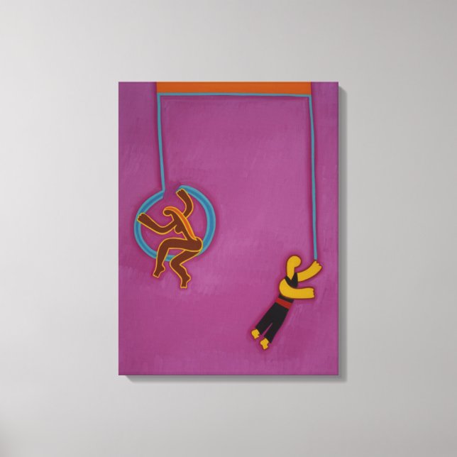 Lienzo El incansable baile 2007 (Anverso)