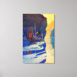 Lienzo El indio en su soledad NC Wyeth 1907