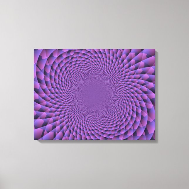 Lienzo El infinito es púrpura (Anverso)