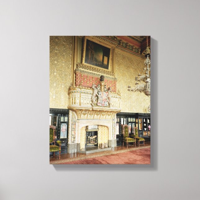 Lienzo El interior de la sala veneciana de dibujos (Anverso)