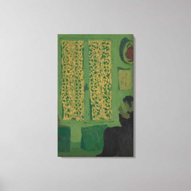 Lienzo El Interior Verde (Anverso)