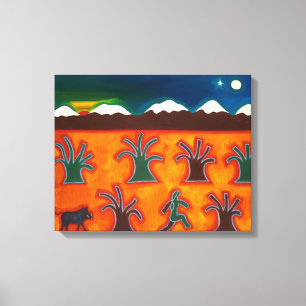 Lienzo EL Invierno 2010 del en del Los Olivos