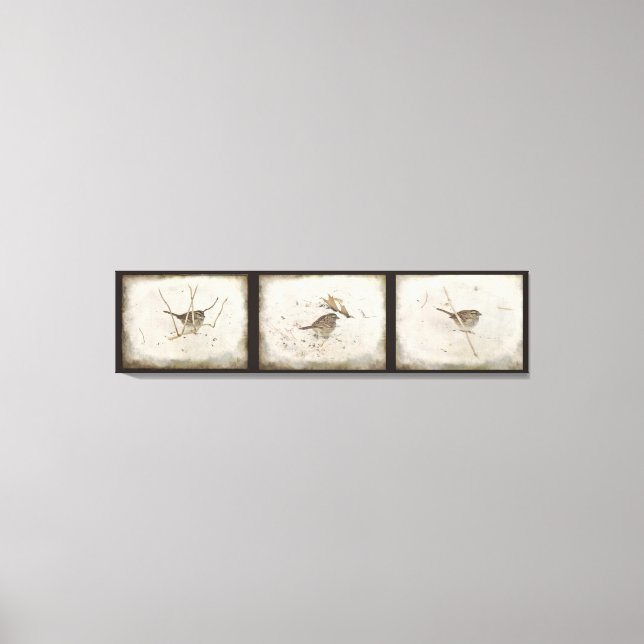 Lienzo El invierno y el resplandor (Anverso)