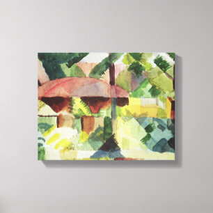 Lienzo El jardín, 1914 (w/c en el papel)