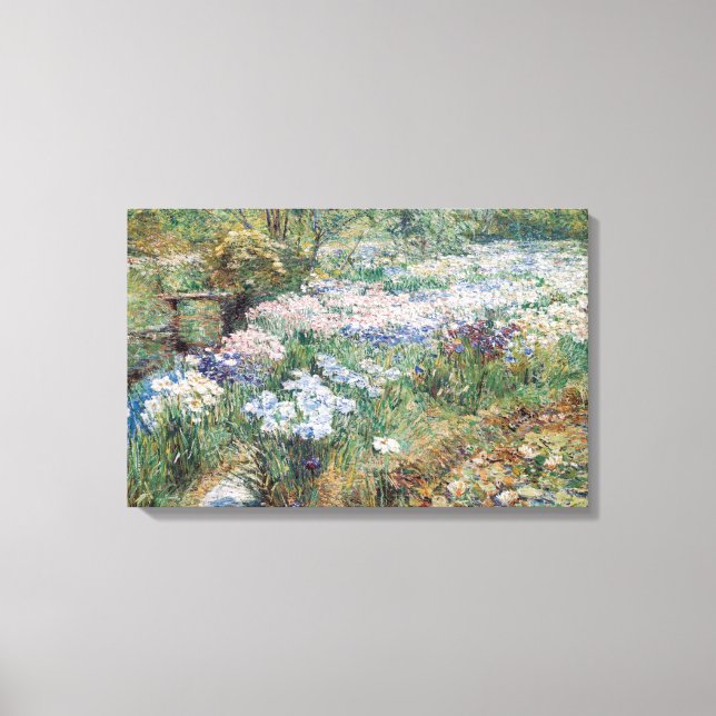 Lienzo El jardín acuático Childe Hassam Bella Artes (Anverso)