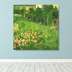 Lienzo El jardín de Daubigny de Vincent van Gogh, Le Jard