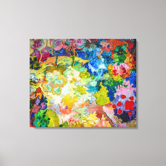 Lienzo El jardín de flores | Carl Lohse | (Anverso)