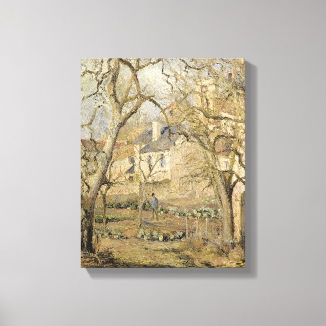 Lienzo El Jardín de Verduras, 1878 (Anverso)