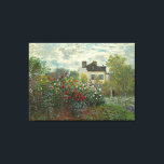 Lienzo El jardín del artista en Argentina Claude Monet<br><div class="desc">El jardín del artista en la imprenta argentina Claude Monet</div>