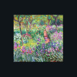 Lienzo El jardín del artista en Giverny por Claude Monet<br><div class="desc">El jardín del artista en Giverny por Claude Monet (1900)</div>