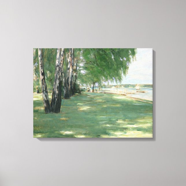 Lienzo El Jardín del artista en Wannsee, 1918 (Anverso)