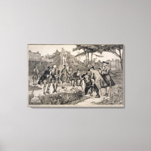 Lienzo El jardín viejo del Physic de la sociedad de