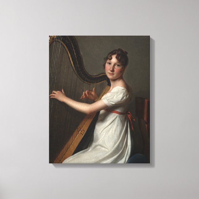 Lienzo El joven harpista | 1804-1806 (Anverso)