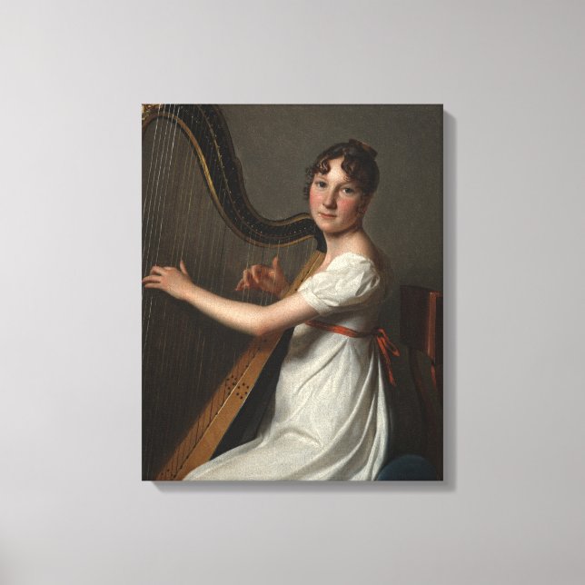 Lienzo El joven harpista | 1804-1806 (Anverso)