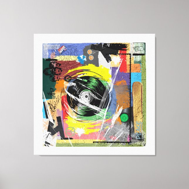 Lienzo El jugador de registro de Ole (Anverso)