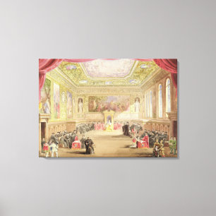 Lienzo El juicio, Ley IV, Escena I del profesional de Cha