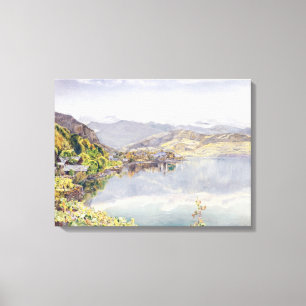 Lienzo El lago de Alfalfa, soporte Pilatus en la