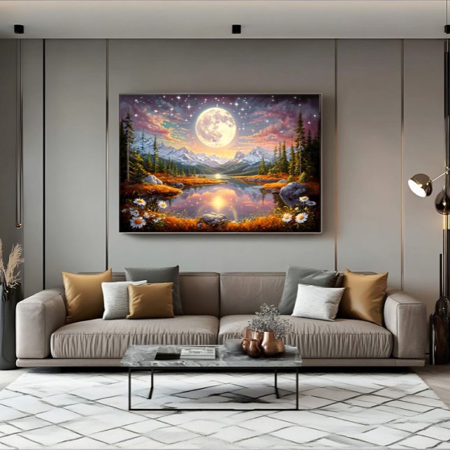 Lienzo El Lago de Sueños Encantado (Subido por el creador)
