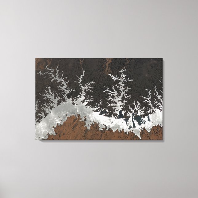 Lienzo El lago Nasser de Egipto (Anverso)