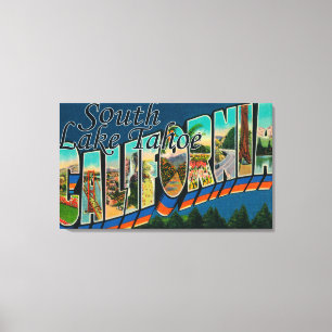 Lienzo El lago Tahoe del sur, California