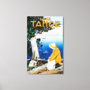 Lienzo El lago Tahoe PosterLake promocional Tahoe, CA