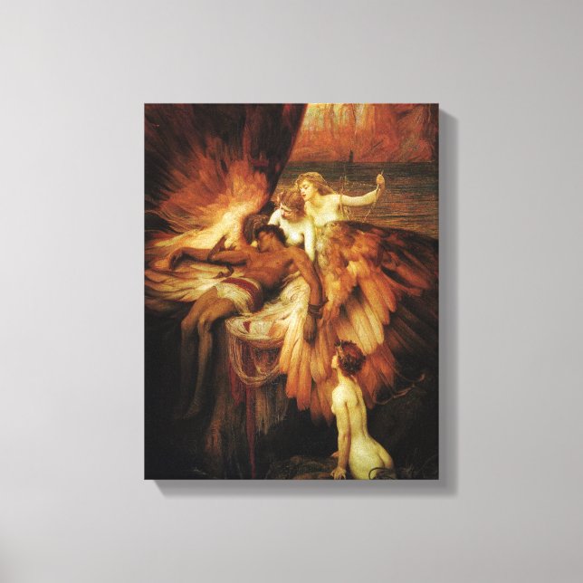 Lienzo El lamento por Icarus (Anverso)