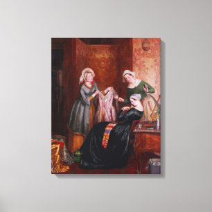 Lienzo El lanzar de sus malas hierbas