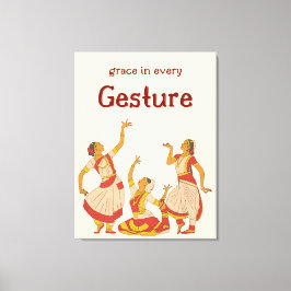 Lienzo el lenguaje de gracia