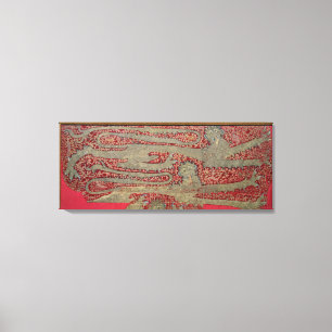 Lienzo El Leopardo de Inglaterra, siglo XV (tapiz)