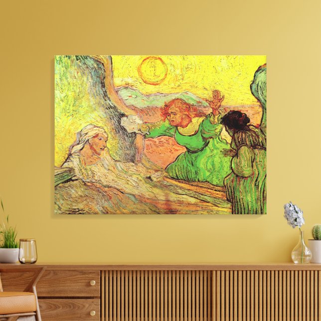 Lienzo El levantamiento de Lázaro por Vincent van Gogh (Insitu (Sala de estar))