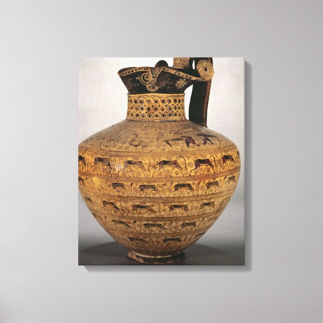 Lienzo El 'Levy Oinochoe', un East Orientalizing v (Anverso)