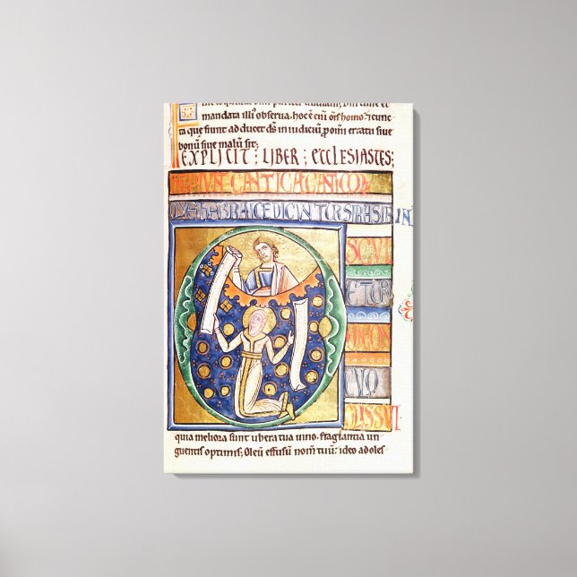 Lienzo El libro de eclesiastes (Anverso)