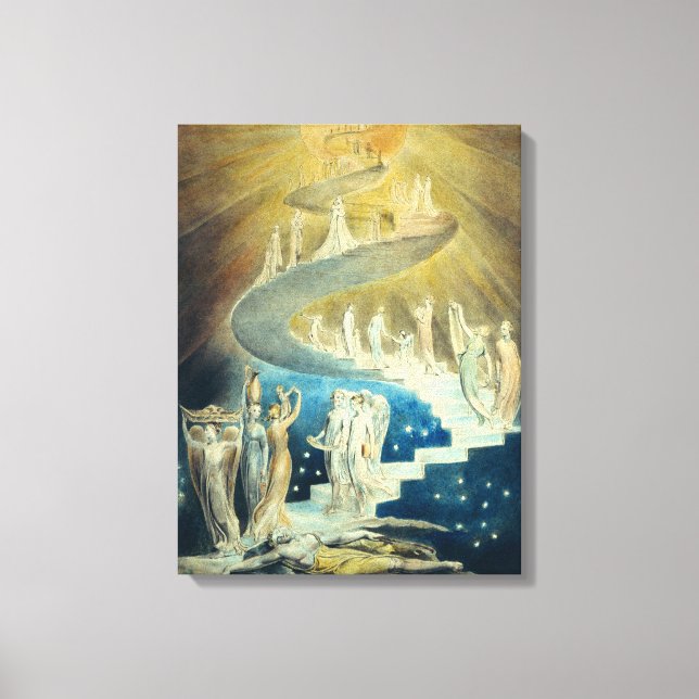 Lienzo El líder de William Blake Jacob (Anverso)