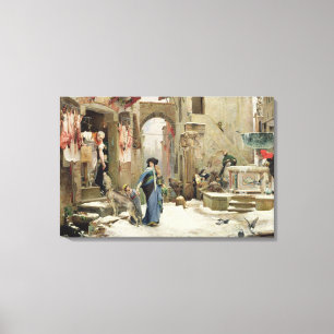 Lienzo El lobo de Gubbio, 1877