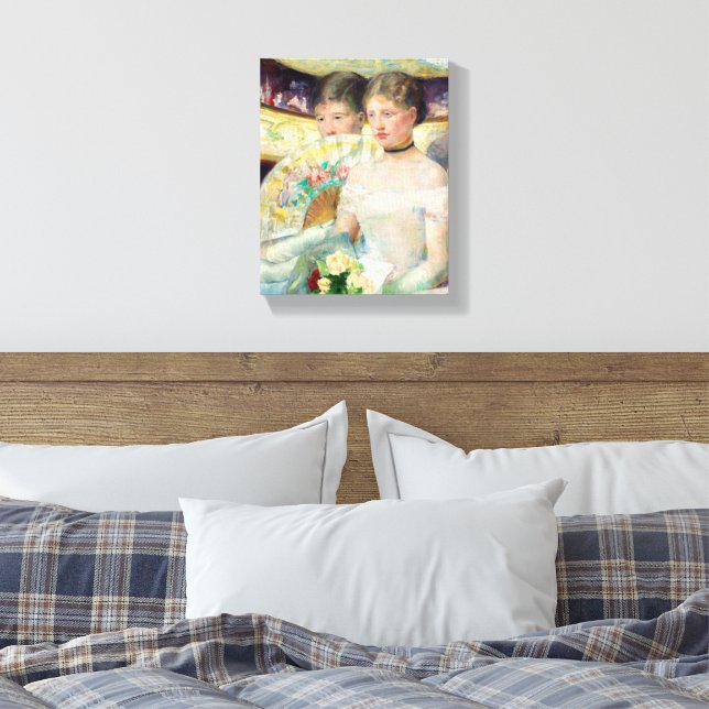 Lienzo El Loge de Mary Cassatt (Insitu(Dormitorio))