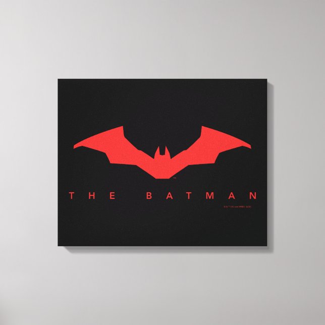 Lienzo El logo de Batman Bat (Anverso)