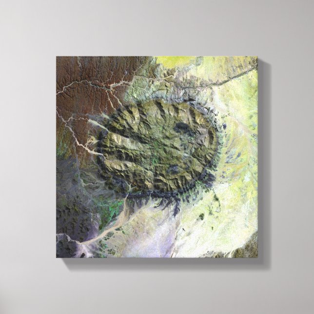 Lienzo El macizo de Brandberg en el norte de Namibia (Anverso)