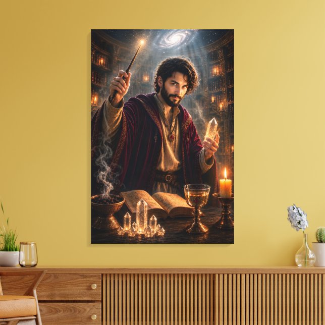 Lienzo El Mago (Insitu (Sala de estar))