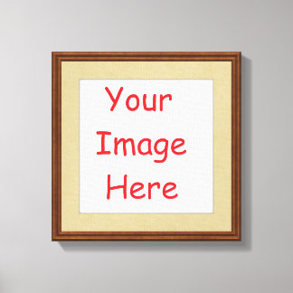 Lienzo El marco personalizado personalizado permite añadi