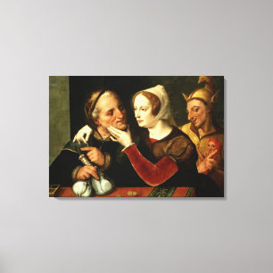 Lienzo El más viejo se convierte, el más enojado se