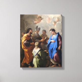 Lienzo El matrimonio de la Virgen de Luca Giordano