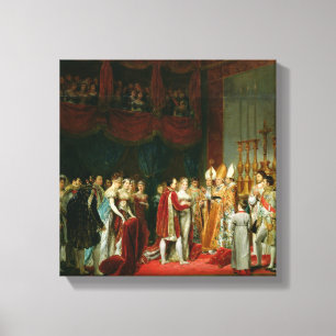 Lienzo El matrimonio de Napoleón I y María