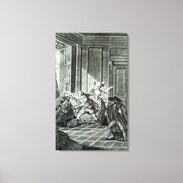 Lienzo El matrimonio del Figaro (Anverso)