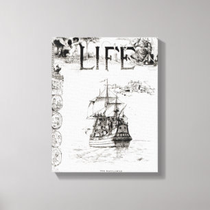 Lienzo El Mayflower, portada de 'Life
