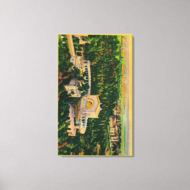 Lienzo El mayor órgano al aire libre del mundo (Anverso)